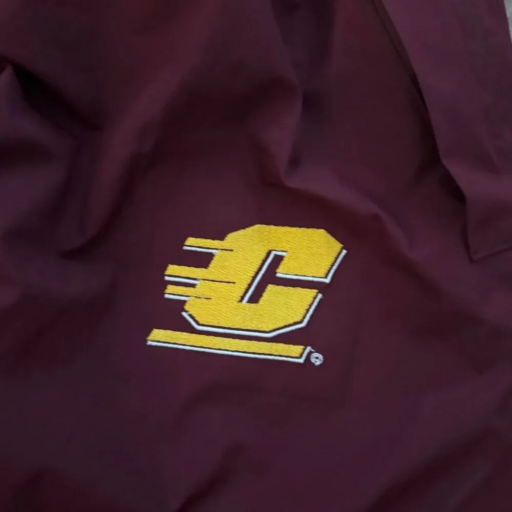 Vtg 90s Team Adidas Gortex Central Michigan track pants, like new, size medium!